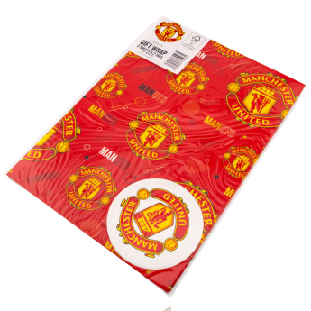 Manchester United papir za pakiranje Text Gift Wrap