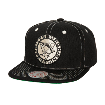 Pittsburgh Penguins šilterica ravnog oboda Contrast Natural Snapback Vintage