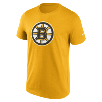 Boston Bruins muška majica Primary Logo Graphic T-Shirt Yellow Gold