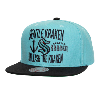 Seattle Kraken šilterica ravnog oboda City Love Snapback Vintage