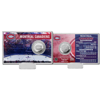 Montreal Canadiens kolekcionarski novčić History Silver Coin Card Limited Edition od 5000