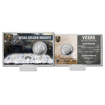 Vegas Golden Knights kolekcionarski novčić History Silver Coin Card Limited Edition od 5000