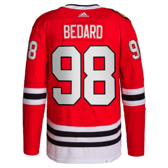 Chicago Blackhawks hokejaški dres Connor Bedard #98 Adidas Authentic Primegreen Player Pro Red