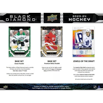 NHL boxovi NHL hokejske karte 2023-24 Upper Deck Black Diamond Hockey Hobby Box