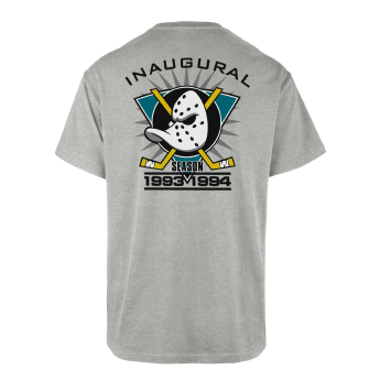 Anaheim Ducks muška majica Inaugural Season Backer 47 ECHO Tee grey