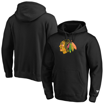 Chicago Blackhawks muška majica s kapuljačom mid essentials crest graphic hoodie black