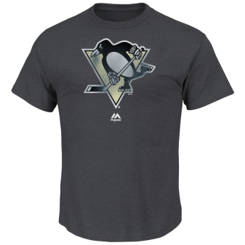 Pittsburgh Penguins muška majica Raise the Level grey