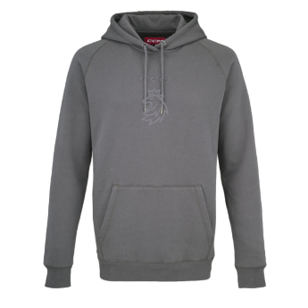 Hokejaške reprezentacije muška majica s kapuljačom Czech Republic CCM PH Core Lev Charcoal