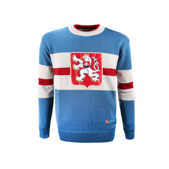 Hokejaške reprezentacije muški džemper Czech republic retro MS 1947 big logo