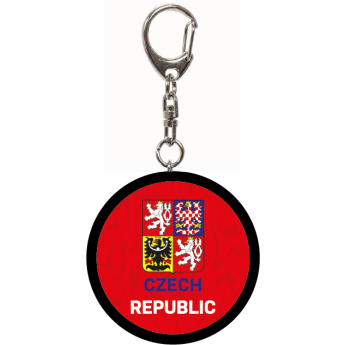 Hokejaške reprezentacije privjesak za ključeve Czech Republic minipuk logo red