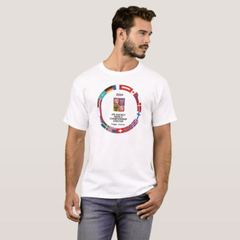 Hokejaške reprezentacije muška majica Ice Hockey World Championship Czechia MS 2024 White