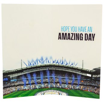 Manchester City čestitke Personalised Birthday Card