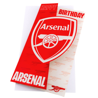 FC Arsenal čestitke Crest Birthday Card