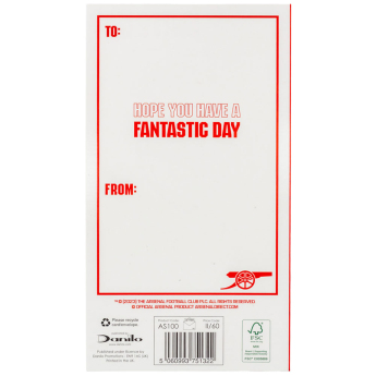 FC Arsenal čestitke Crest Birthday Card