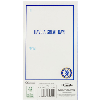 FC Chelsea čestitke Crest Birthday Card