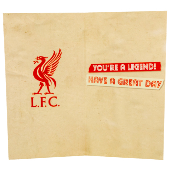 FC Liverpool čestitke Dad Birthday Card