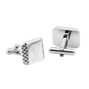 FC Liverpool manšete Stainless Steel Patterned Cufflinks