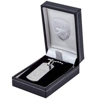FC Arsenal privjesak za psa za vrat Slim Dog Tag & Chain