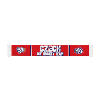 Hokejaške reprezentacije zimski šal red Czech Ice Hockey ČH