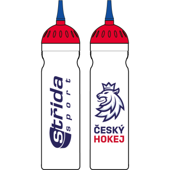 Hokejaške reprezentacije boca za piće Czech Republic Logo Lev white