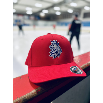 Hokejaške reprezentacije kapa za bejzbol Czech republic Wooly red logo lev