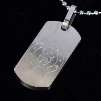 FC Chelsea ogrlica s identifikacijskom pločicom za psa Matt Finish Dog Tag & Chain