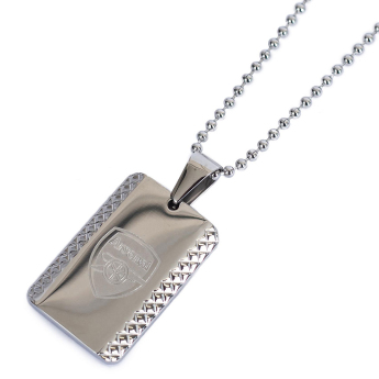 FC Arsenal ogrlica s identifikacijskom pločicom za psa Patterned Dog Tag & Chain