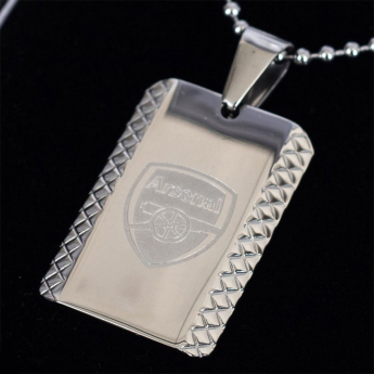 FC Arsenal ogrlica s identifikacijskom pločicom za psa Patterned Dog Tag & Chain