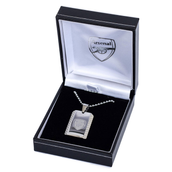 FC Arsenal ogrlica s identifikacijskom pločicom za psa Patterned Dog Tag & Chain