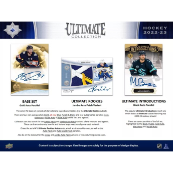 NHL boxovi NHL hokejske karte 2022-23 Upper Deck Ultimate Hobby Box