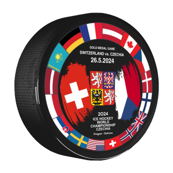 Hokejaške reprezentacije pak Ice Hockey World Championship Czechia MS 2024 Dueling 26.5.2024 Switzerland vs. Czechia Signature edition