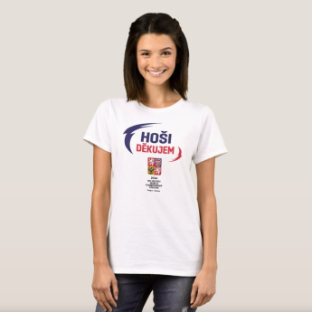 Hokejaške reprezentacije ženska majica Ice Hockey World Championship Czechia MS 2024 White