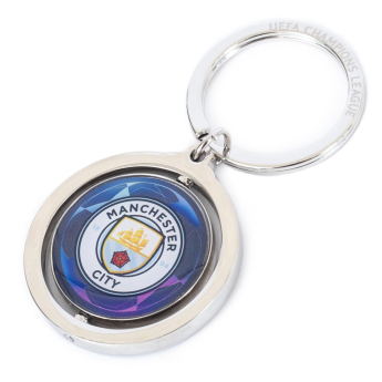 Manchester City privjesak za ključeve Spinner Keyring