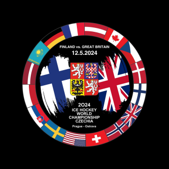 Hokejaške reprezentacije pak Ice Hockey World Championship Czechia MS 2024 Dueling 12.5.2024 Finland vs. Great Britain