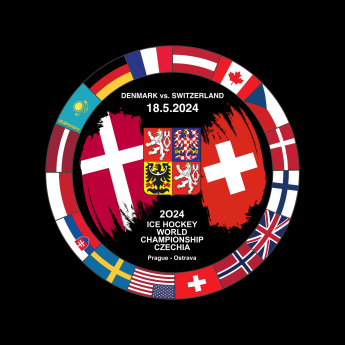 Hokejaške reprezentacije pak Ice Hockey World Championship Czechia MS 2024 Dueling 14.5.2024 Denmark vs. Norway