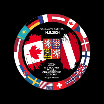 Hokejaške reprezentacije pak Ice Hockey World Championship Czechia MS 2024 Dueling 14.5.2024 Canada vs. Austria