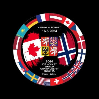 Hokejaške reprezentacije pak Ice Hockey World Championship Czechia MS 2024 Dueling 16.5.2024 Canada vs. Norway
