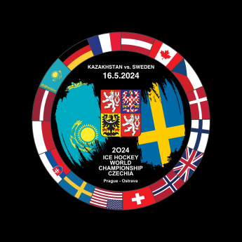 Hokejaške reprezentacije pak Ice Hockey World Championship Czechia MS 2024 Dueling 16.5.2024 Kazakhstan vs. Sweden