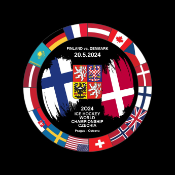 Hokejaške reprezentacije pak Ice Hockey World Championship Czechia MS 2024 Dueling 20.5.2024 Finland vs. Denmark