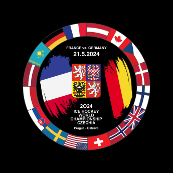 Hokejaške reprezentacije pak Ice Hockey World Championship Czechia MS 2024 Dueling 21.5.2024 France vs. Germany