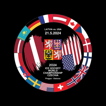Hokejaške reprezentacije pak Ice Hockey World Championship Czechia MS 2024 Dueling 21.5.2024 Latvia vs. USA