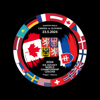 Hokejaške reprezentacije pak Ice Hockey World Championship Czechia MS 2024 Dueling 23.5.2024 Canada vs. Slovakia