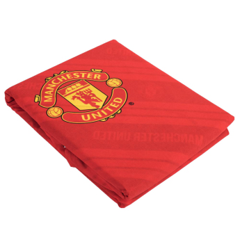 Manchester United posteljina za jedan krevet Core Stripe Single Duvet Set