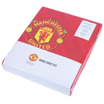 Manchester United posteljina za bračni krevet Core Stripe