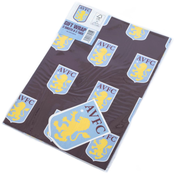 Aston Villa papir za pakiranje Text