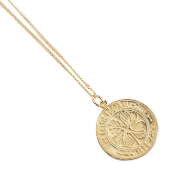 FC Celtic ogrlica s privjeskom 18ct Gold Plated on Silver