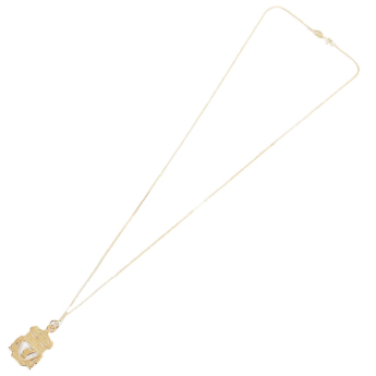 FC Liverpool ogrlica s privjeskom 18ct Gold Plated on Silver Crest