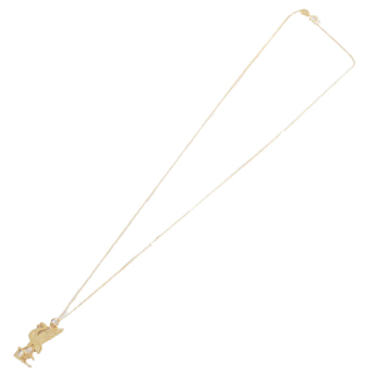 FC Liverpool ogrlica s privjeskom 18ct Gold Plated on Silver Liverbird