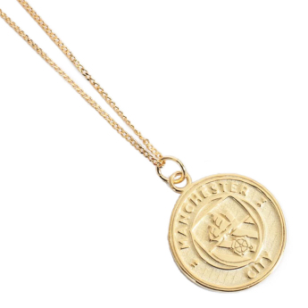 Manchester City ogrlica s privjeskom 18ct Gold Plated on Silver