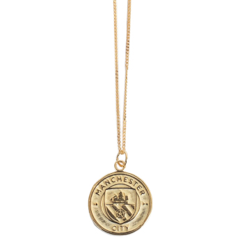 Manchester City ogrlica s privjeskom 18ct Gold Plated on Silver